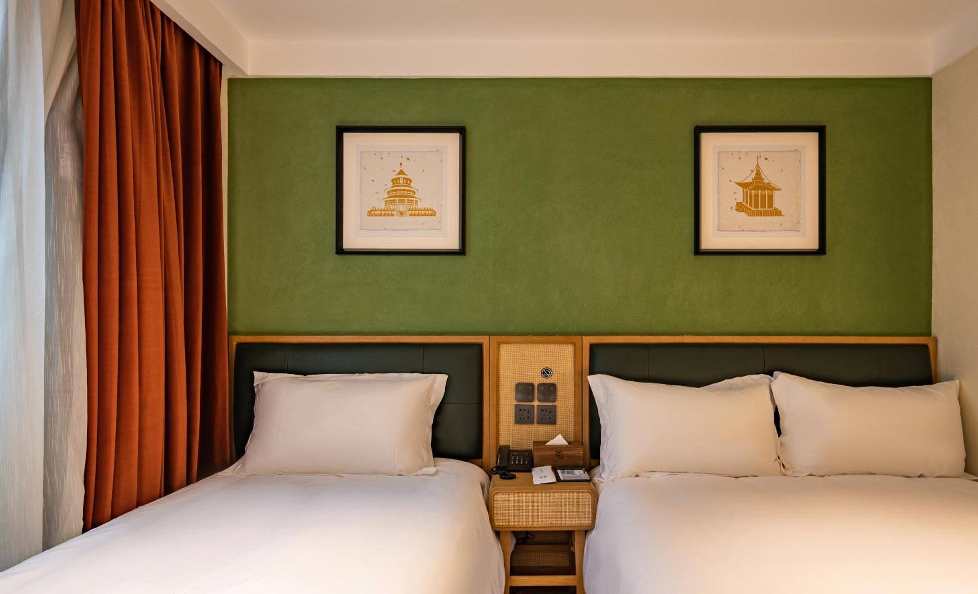 בייג'ינג Qiuguo Hutong Courtyard Hotel מראה חיצוני תמונה